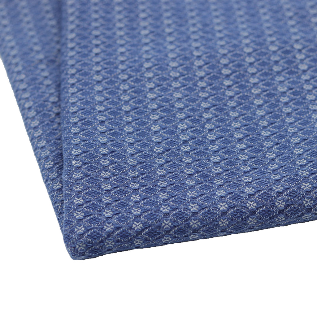 Dệt kết cấu hình thoi vải denim floret jacquard - Chất liệu may đồ handmade