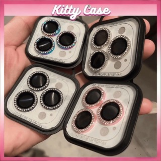Phim bảo vệ ống kính máy ảnh iPhone 11 13 16 17 15 14 12 XR Pro Max Shiny Diamond Rhinestone Lens Nhiều màu để lựa chọn