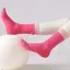 Tất Pilates BORAGETE, có ruy băng Tất tập Yoga thoáng khí, Tất đôi màu chống trượt thông thường