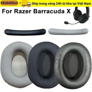 MODOMINO 2 Miếng đệm tai thay thế xốp cho Razer Barracuda X, đệm bịt tai tai nghe