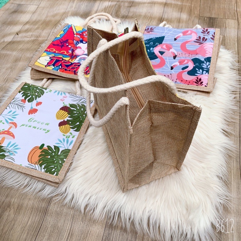 Túi cói túi tote mini đi biển nữ đẹp đi chơi thời trang dễ thương cute phong cách vintage