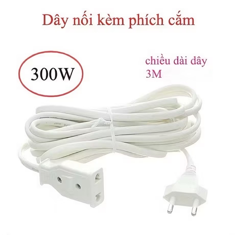 Dây Nối Dài Kèm Phích Cắm 3M /5M/10M - Dùng cho nhiều thiết bị điện gia dụng như: loa, màn hình ti vi, quạt,v..v..