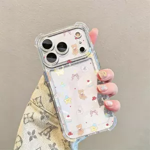 Hộp đựng điện thoại iPhone 17Promax Túi khí 4 góc 16Promax Clear 15