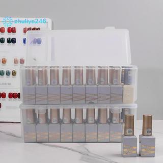 < zhuliye246 > 1 / 2 Cái Móng Tay Nghệ Thuật Hình Chữ Nhật Trong Suốt Hộp Bảo Quản Móng Tay Kim Cương Giả Bàn Chải Bút Đệm Mài Tập Tin Tổ Chức Hộp Đựng Đẹp