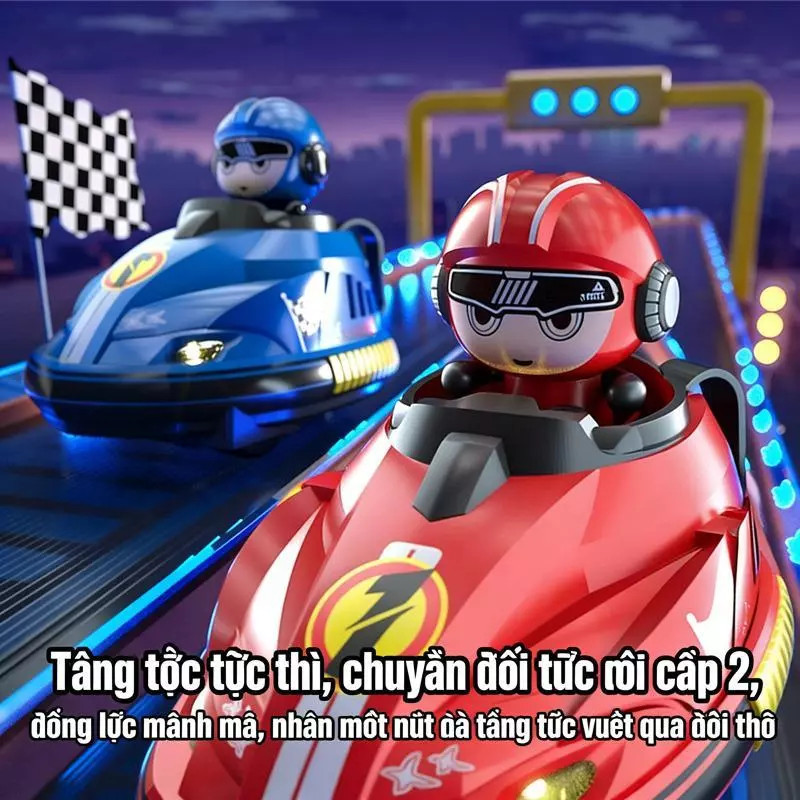 Xe đụng drift điều khiển từ xa Đối kháng 2 người cho bé, tăng cường tương tác giữa cha mẹ và con cái