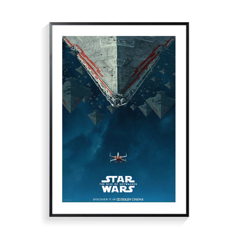 Star Wars Phim Cổ Điển Poster Khung Vải Chống Thấm Nước Treo Tường Nghệ Thuật Trang Trí Nhà