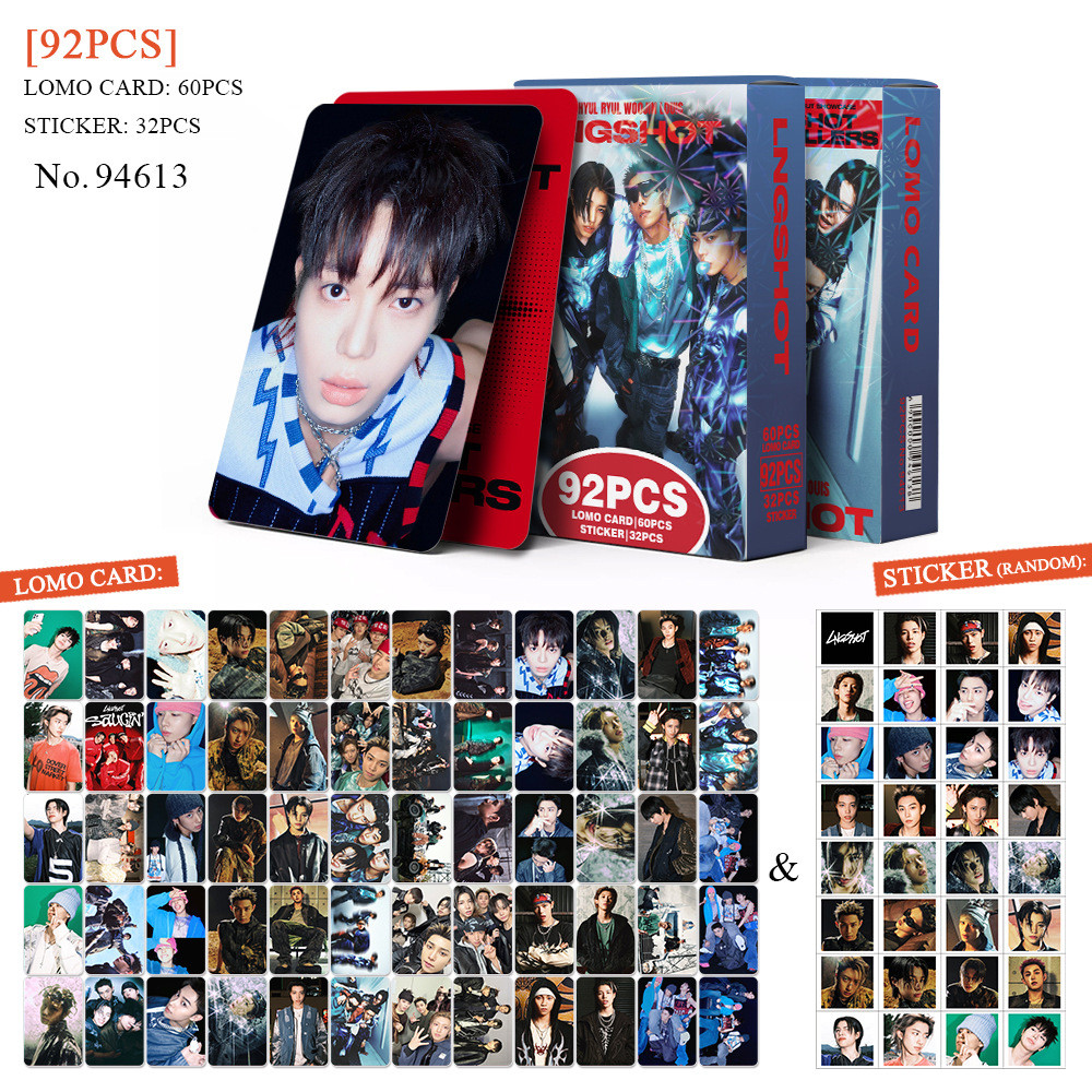 50-92 Cái / hộp LNGSHOT SHOT CALLERS Album Laser Photocards DEBUT