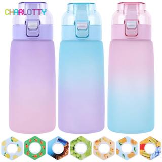 ✿ CHA ✿ Cốc nước thơm 600ML với 7 hạt hương vị Cốc nước đường 0% dành cho thể thao ngoài trời ★