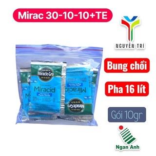 Mirac 30-10-10+TE – Bung Chồi Mạnh, Xanh Lá Nhanh (Gói 10g Pha 16L)