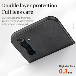 Áp dụng cho Realme6 Realme6s REALME 6 6S RMX2001 RMX2002 Vỏ Realme Narzo Kim loại xoay giá đỡ từ tính bảo vệ ống kính, vỏ chống sốc X7FE