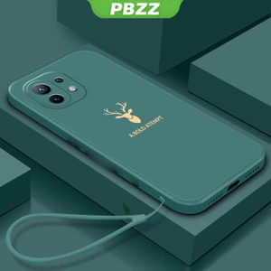 Ốp lưng silicone mềm cho Xiaomi Mi 11 Lite 5G/11T/11 Lite 5G NE/11T Pro viền vuông cute YTLT01
