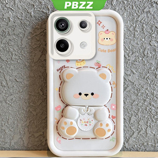 Ốp Lưng Cho REDMI NOTE 13 4G 2023 REDMI NOTE 13 PRO 5G Vỏ Điện Thoại Vỏ Mềm Silicon Chống Sốc Thiết Kế Mới Thẩm Mỹ Gương Xoay Gấu Dễ Thương Có Giá Đỡ JTXXZJ01