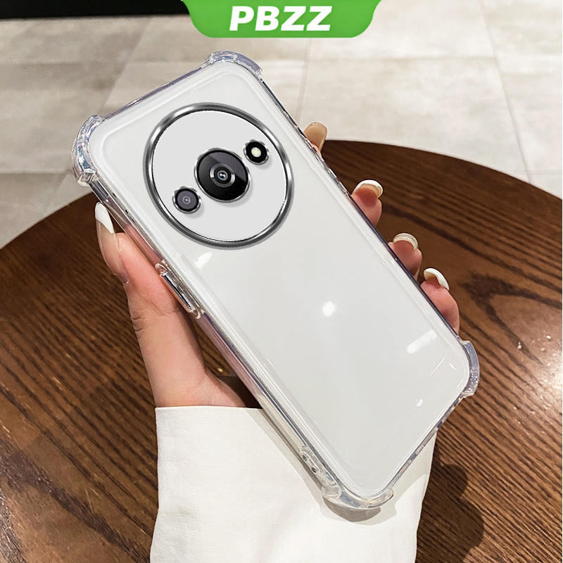 FOR ốp lưng Ốp Lưng Cho xiaomi redmi a3 2024 4g Vỏ Điện Thoại Vỏ Mềm Silicon Chống Sốc Thiết Kế Mới Thẩm Mỹ Trong Suốt Hoa Với Ống Kính Phim SJJETMPLH01