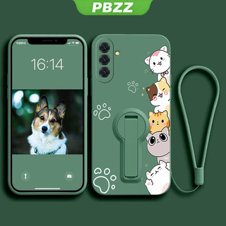 Ốp lưng cho Samsung S24 Ultra S25 S24 Plus S24 FE S25 Ultra 5g 2023 Ốp lưng điện thoại Ốp lưng bảo vệ chống sốc Silicone thiết kế mới Mèo hoạt hình thẩm mỹ có giá đỡ ytxzdzmm01