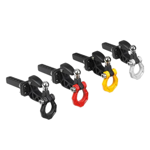 Móc kéo kim loại & cản sau cho bánh xích RC 1 / 10 1 / 8 | Bộ thu dây thả cho Axial SCX10 / TRX4 | Gắn xe kéo hạng nặng | RGT