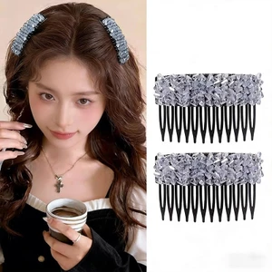 Lược chải tóc zircon thời trang, giúp tóc suôn mượt và gọn gàng