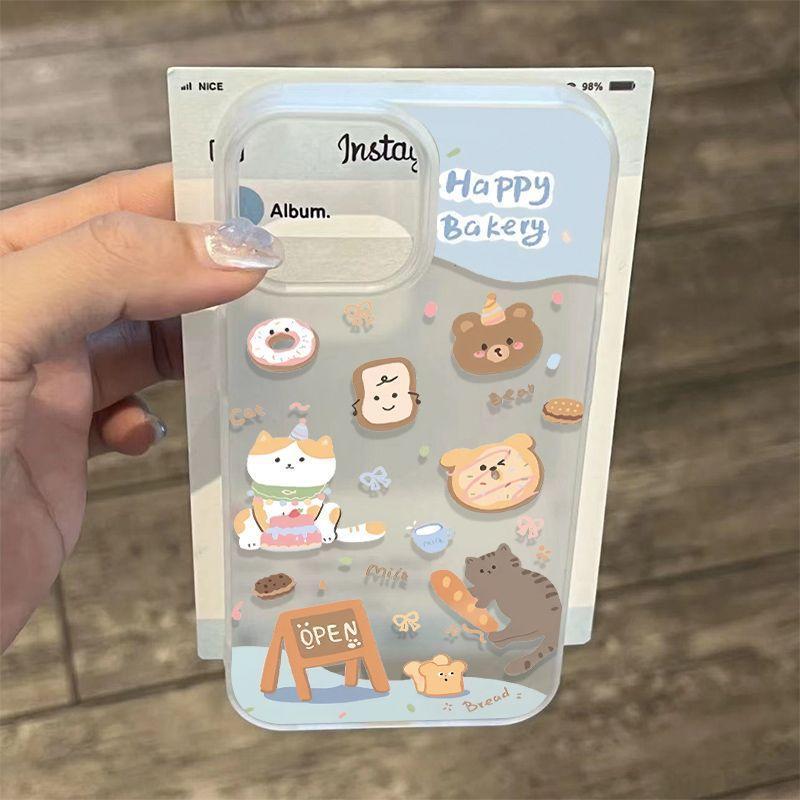 Cửa hàng bánh mì mèo phù hợp với vỏ điện thoại iPhone 17 Air, cảm giác da14/13/11Pro