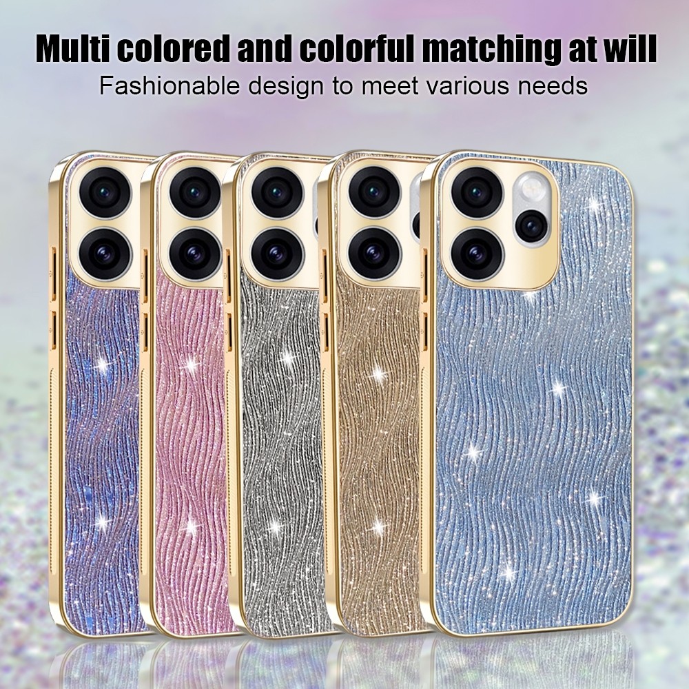 Dành Cho Oppo Reno15 Pro Max F Reno 15 Pro F 15Pro Reno15Pro Max 15F Reno15F 5G Ốp Điện Thoại Mạ Điện gợn Nước Vỏ Chống Sốc Vỏ Bảo Vệ Tinh Tế Chống Rơi