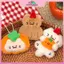 MYPANDA Hoạt Hình Dễ Thương Hồng Búp Bê Đậu Phộng Móc Khóa Kawaii Kitten Sang Trọng Treo Túi Trang Trí Trang Trí Mặt Dây Chuyền Phụ Kiện Quà Tặng.