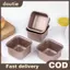 Doutie Bánh Mì Nướng Vuông Nhỏ Bánh Mì Chảo Nướng Bánh Thép Carbon Chống Dính Bánh Phô Mai Brownie Khuôn Nướng Bánh VN