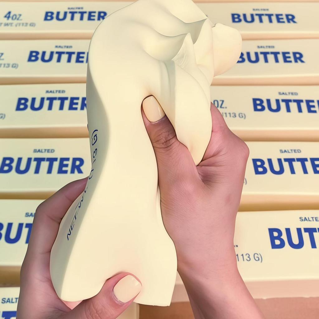 Giant Butter Stick Đồ chơi căng thẳng 20cm Kích thước cực lớn Mềm mại Phục hồi chậm Bơ ép Fidget Đồ chơi cho trẻ em Quà tặng saixit2vn