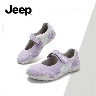Giày thể thao nữ JEEP Mary Jane Giày đế mềm thoáng khí mùa xuân