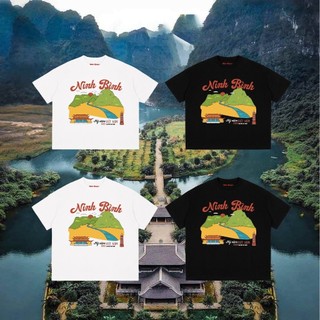 Áo Thun Du Lịch NINH BÌNH - Áo Oversize boxy - BabyTee Cotton Tay Lỡ Unisex Nam Nữ