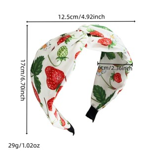 Băng đô hoa Berry vành rộng ngọt ngào - Phụ kiện tóc thời trang dành cho đi chơi