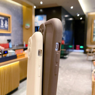 Vỏ điện thoại bằng silicon mềm cứng Candy, phù hợp với iPhone 17 12 13 14 15 16 Pro Max camera bảo vệ chống sốc bao gồm