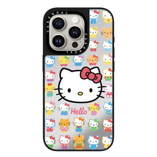 CASENEAL Graffiti Màu Kitty Gương Chất Lượng Cao Ốp Lưng Điện Thoại Thích Hợp Cho iPhone 17ProMax 17pro 17 air 16promax 16 15promax 15 14promax 13 13promax Ốp Lưng Cứng Chống Rơi Thời Trang