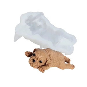 Cc Puppy Shape Silicone Fondant Khuôn Làm Thạch Chocolate