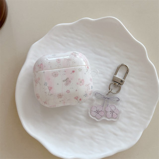 Hoa nhỏ sọc ruy băng cho AirPods 1 / 2 3 Pro Pro2 pro3 Airpod4