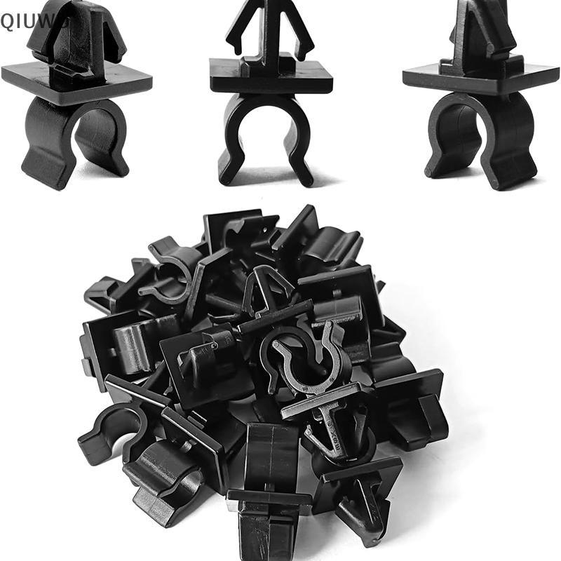 QIUWU 10 Chiếc Hood Ô Tô Chống Đỡ Thanh Kẹp Tự Động Chốt Hood Bonnet Chống Đỡ Thanh Thử Nghiệm Bên Ngoài Cho Hood Phụ Kiện Xe Ô Tô.