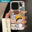 Ibumpers Ốp Điện Thoại OnePieces Anime Hoạt Hình Dễ Thương Trong Suốt Bảo Vệ Mềm Cao Cấp Vỏ Chống Sốc Cho iPhone 11 12 13 14 15 16 17 Pro Max IP 7 8 Plus X XS XR