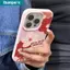 Ibumpers Sang Trọng Sweet Girl Tranh Sơn Dầu Hoa Silicon Mềm Ốp Lưng Điện Thoại iPhone 11 12 13 14 15 16 17 Pro Max iPhone 14 15 Plus Vỏ Chống Sốc