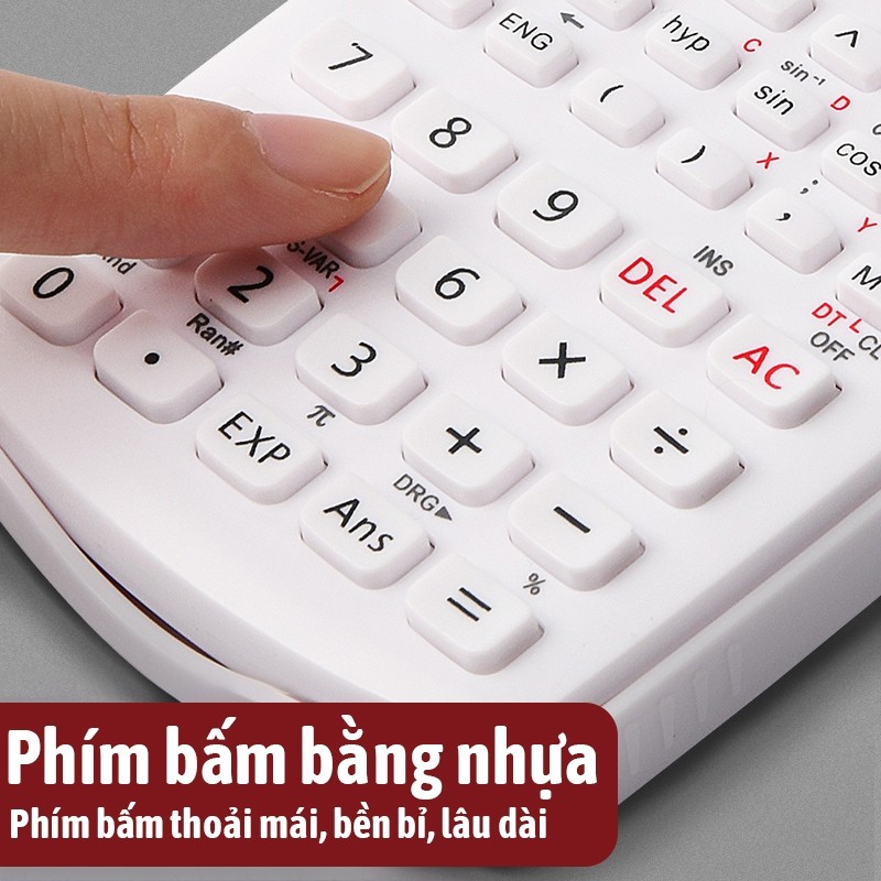 Máy tính khoa học chức năng 240, thiết kế nhẹ nhàng phù hợp với học sinh, có thể mang vào phòng thi