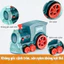 Tàu hỏa domino – Đồ chơi giáo dục tự động xếp thả bài cho bé 3-6 tuổi