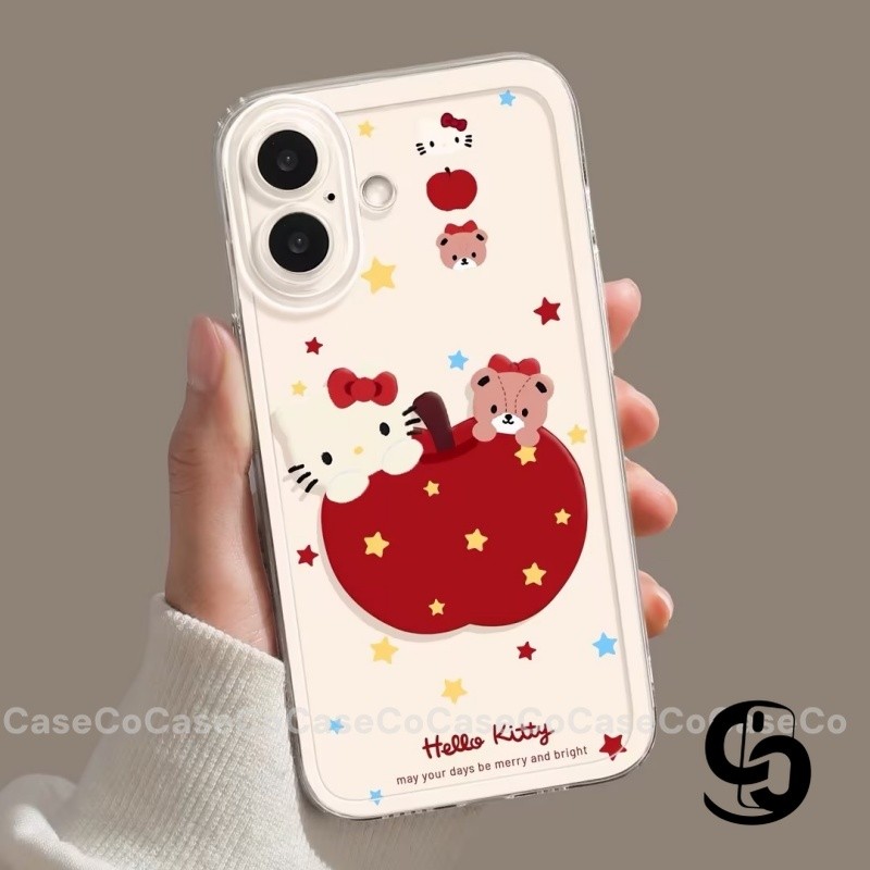 Ốp Lưng Cho Oppo A6pro A5X A55 A5ipro A3Pro A3X A5Pro A5 A18 A60 A15 A38 A57 reno 13 14F Bìa mềm hoạt hình có nơ Kitty