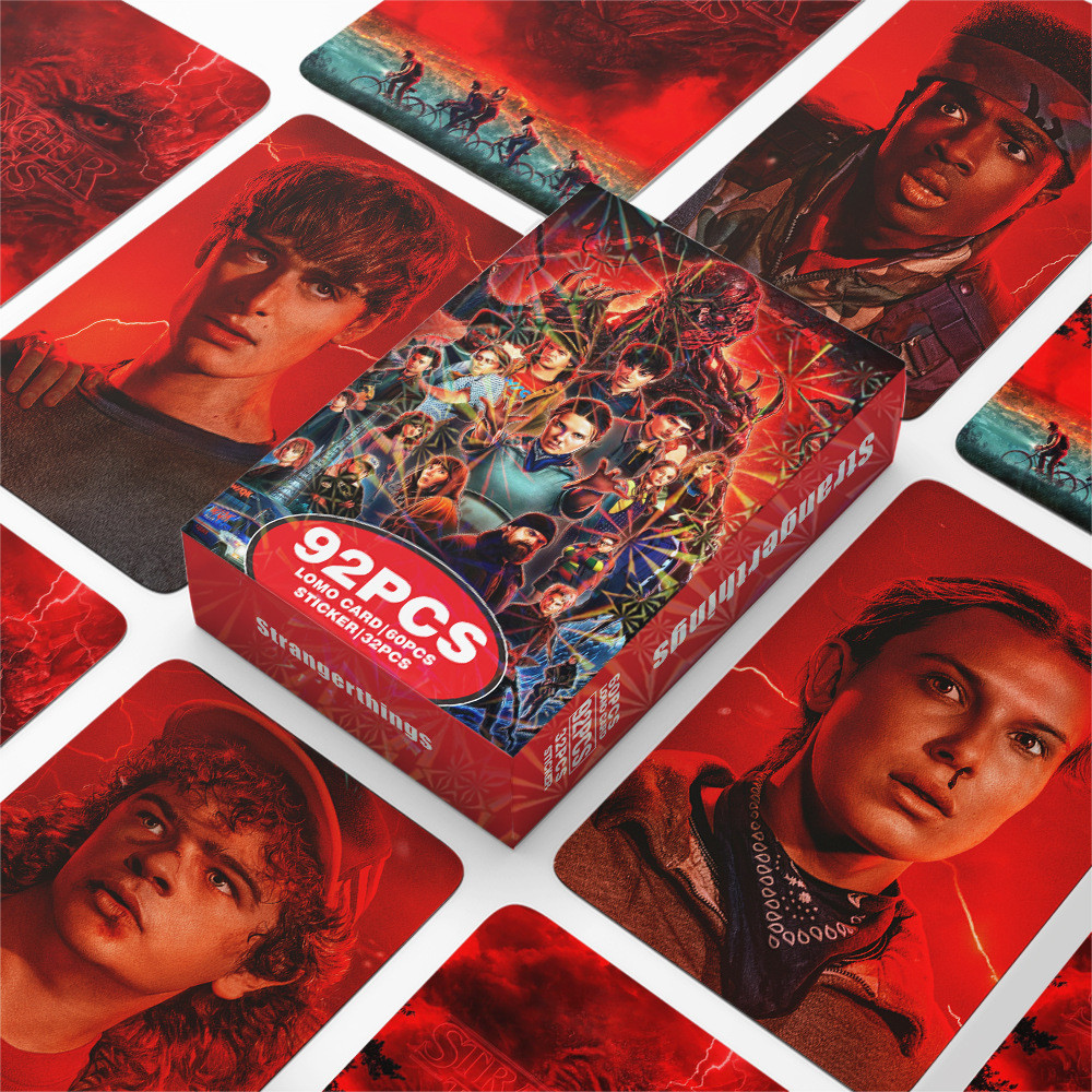Stranger Things Season 5 Laser Lomo Card Photocard Bưu Thiếp 60 Chiếc ...