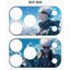 Dành cho iPhone 17 Pro / 17 Pro Max Jujutsu Kaisen Gojo Satoru Phim dán giấy máy ảnh mờ mềm / Bảo vệ camera chống trầy xước