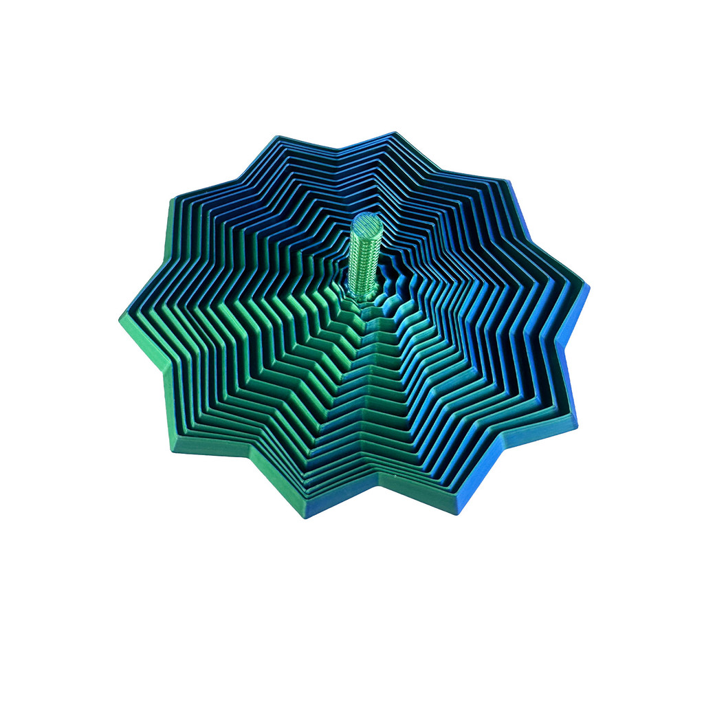 Đồ Chơi Xoay Tay Hình Tháp in 3D, Đồ chơi in 3D, Đồ chơi Fidget / Giải nén, Xoắn ốc, Mở rộng / Xoáy