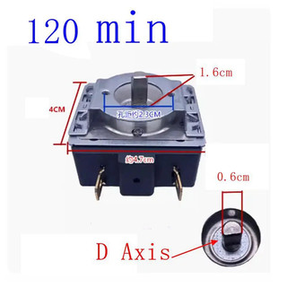 1 Chiếc Đa Năng 15 / 30 / 60 / 90 / 120 Phút Hẹn Giờ 250V 16A Hẹn Giờ DKJ-Y Cho Lò Nướng Điện Áp Nồi Cơm Điện Phụ Kiện