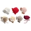 XGB Ren Mũ Mềm Ren Lên Mũ Cotton Bonnet Mũ Công Chúa Bé Chống Nắng Mũ