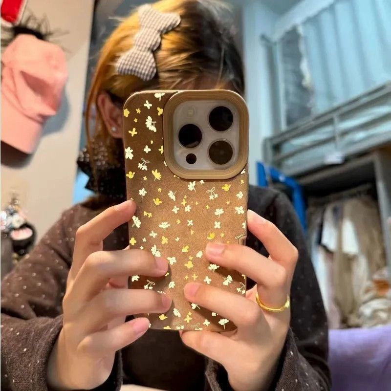 Màn hình đầy đủ Autumn Guihua cho iPhone 17ProMax/16pro/16plus/13 trường hợp điện thoại vỏ não lỗ lớnsản phẩm bán chạy