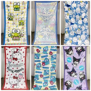 Hoạt Hình Hoạt Hình Giai Điệu Khăn Tắm Microfiber Dễ Thương Khăn Đi Biển Phòng Tắm Khăn Tắm Nhanh Khô Thấm Hút Khăn Tắm Lớn