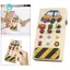 Gamchiano Montessori Ban Bận Rộn Kỹ Năng Vận Động Tinh Tế Trò Chơi Chơi Trong Nhà Cho Trẻ Em Bảng Cảm Giác
