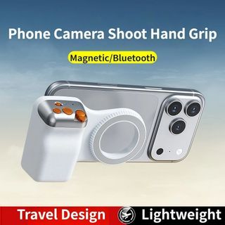Máy ảnh điện thoại METALWRK Chụp tay cầm, Giá đỡ điện thoại điều khiển từ xa Bluetooth thông minh, Tay cầm Selfie điện thoại sang trọng cho điện thoại12-17 / HUAWEI / ETC