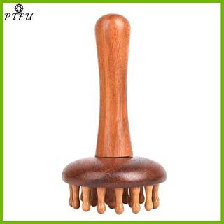 PTFU Di Động Gỗ Đàn Hương Gua Sha Bàn Chải Massage Ne Bụng Chân Cơ Thể Kinh Tuyến Massage Bằng Gỗ Dụng Cụ Massage Mới