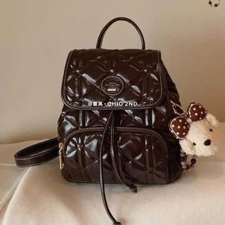 Balo Chio 2 Nắp Da Trơn Vintage Chất Da Dày Dặn Chuẩn Loại 1