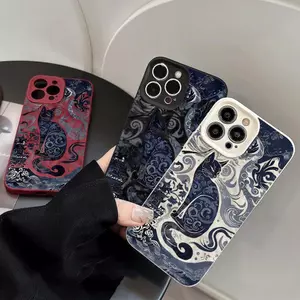 Mực bướm cho iPhone 16 trường hợp iPhone 14promax All Inclusive 15Plus Tính cách 13 Mới